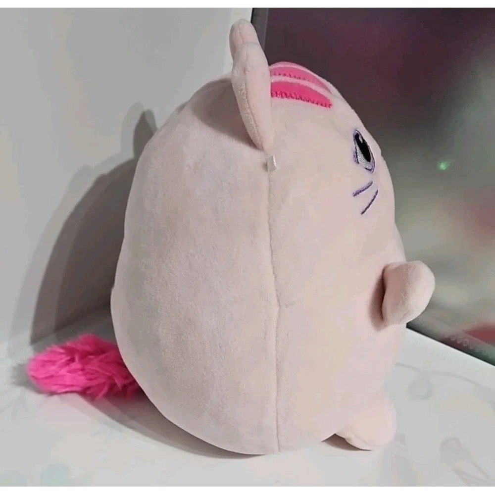 Animal Adventure Pink Kitty Cat Plush Soft Squishy Stuffed Animal Toy 8